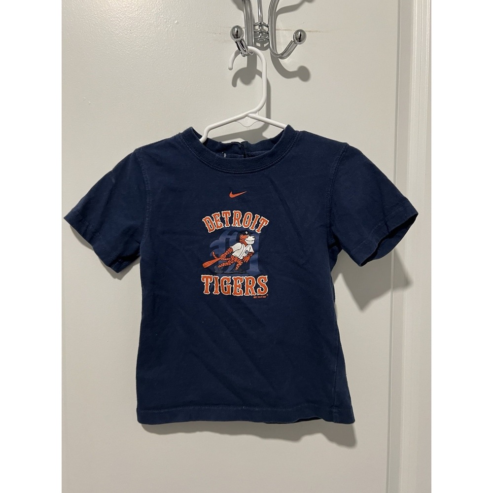 Detroit Tigers Unisex T-Shirt Paws Nike 2009 24 Months Baby Y2K‎ Vintage